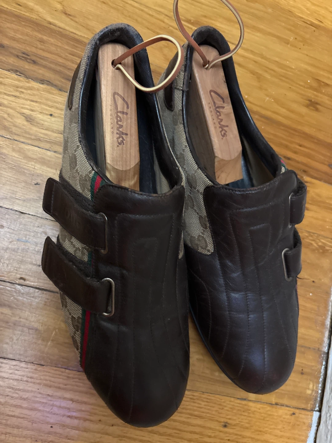 Gucci Brown Leather Sneakers - photo 5