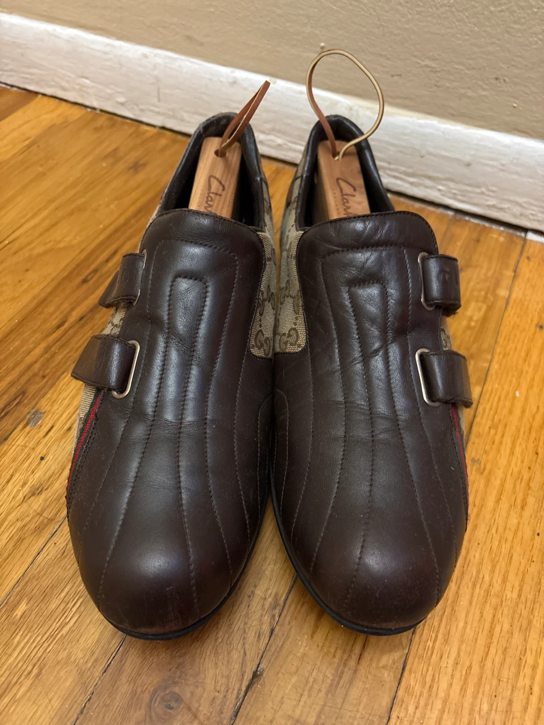 Gucci Brown Leather Sneakers - photo 2