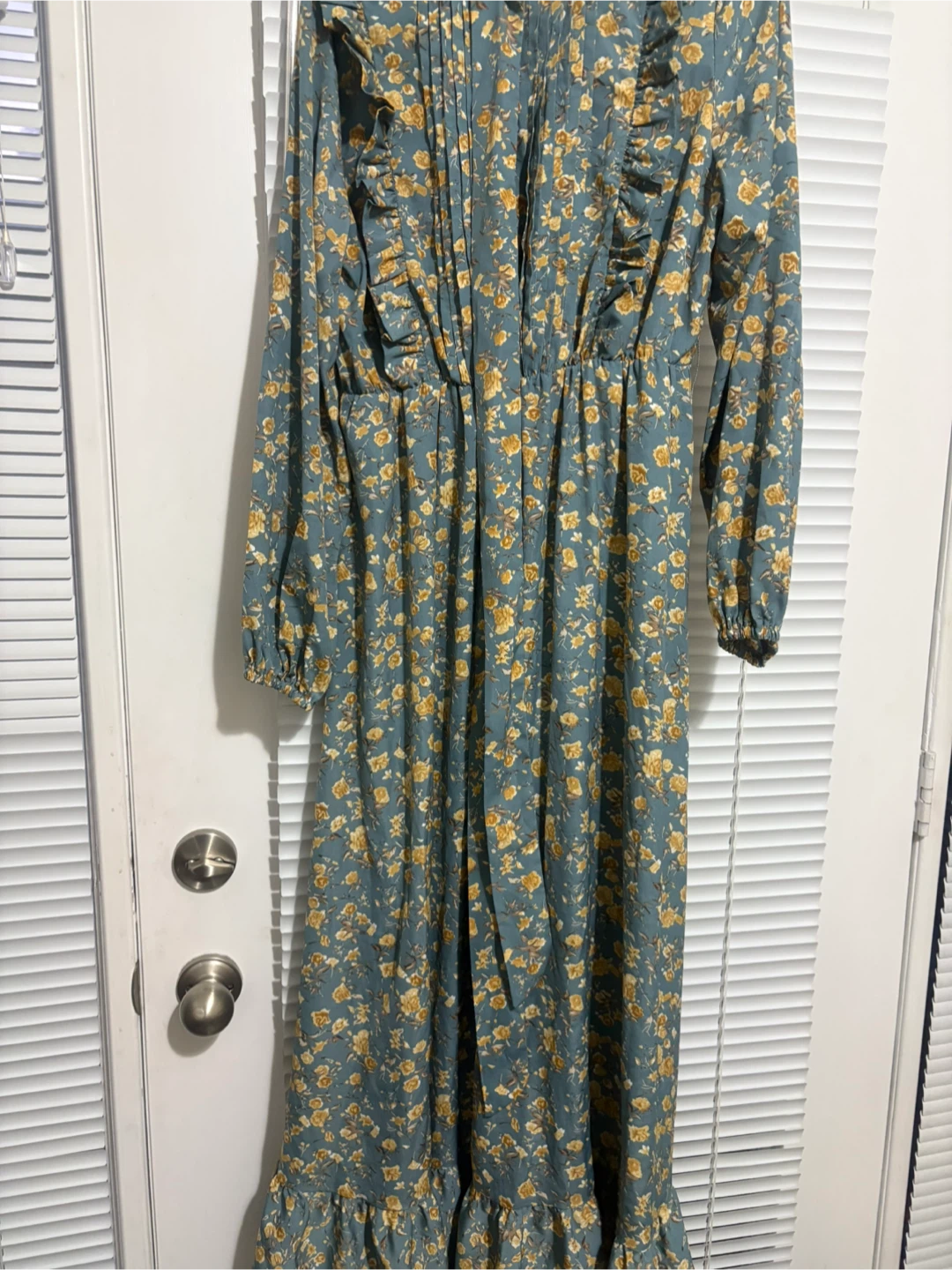 Floral Print Long Sleeve Maxi Dress - photo 3