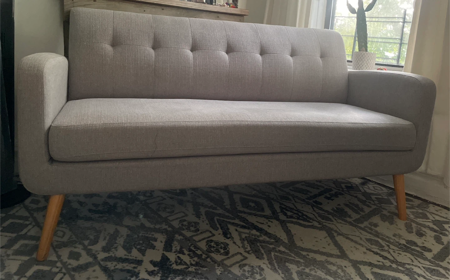 Handy Living Werner Dove Gray 2-Seat Sofa - photo 2