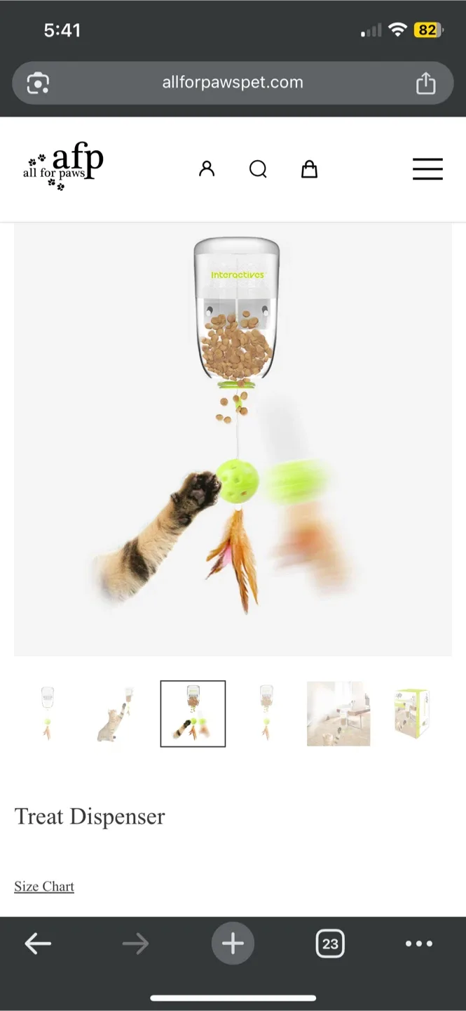 All For Paws Interactives Cat Treat Dispenser image indicator(2)