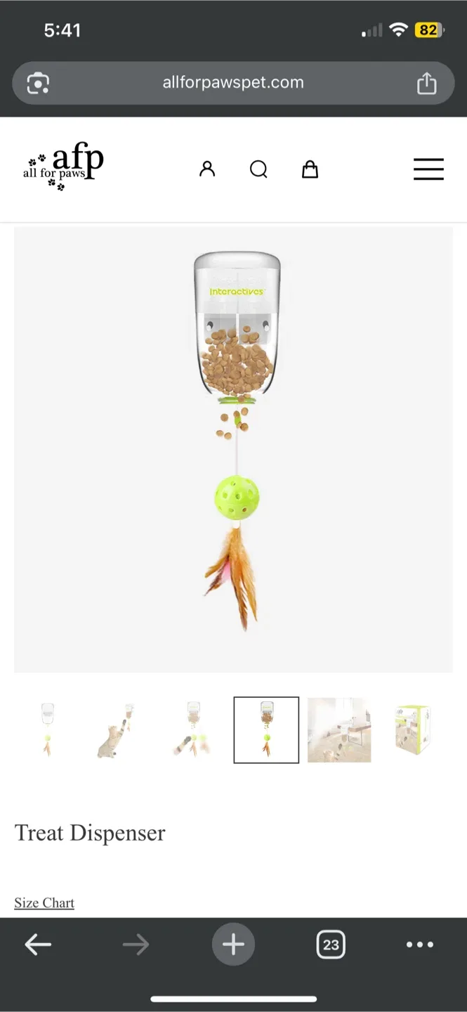 All For Paws Interactives Cat Treat Dispenser image indicator(3)