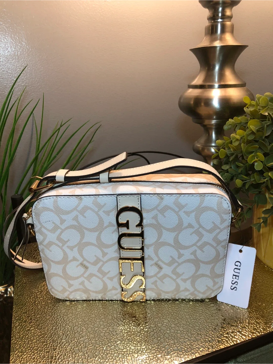 Guess Cream Crossbody Bag image indicator(5)