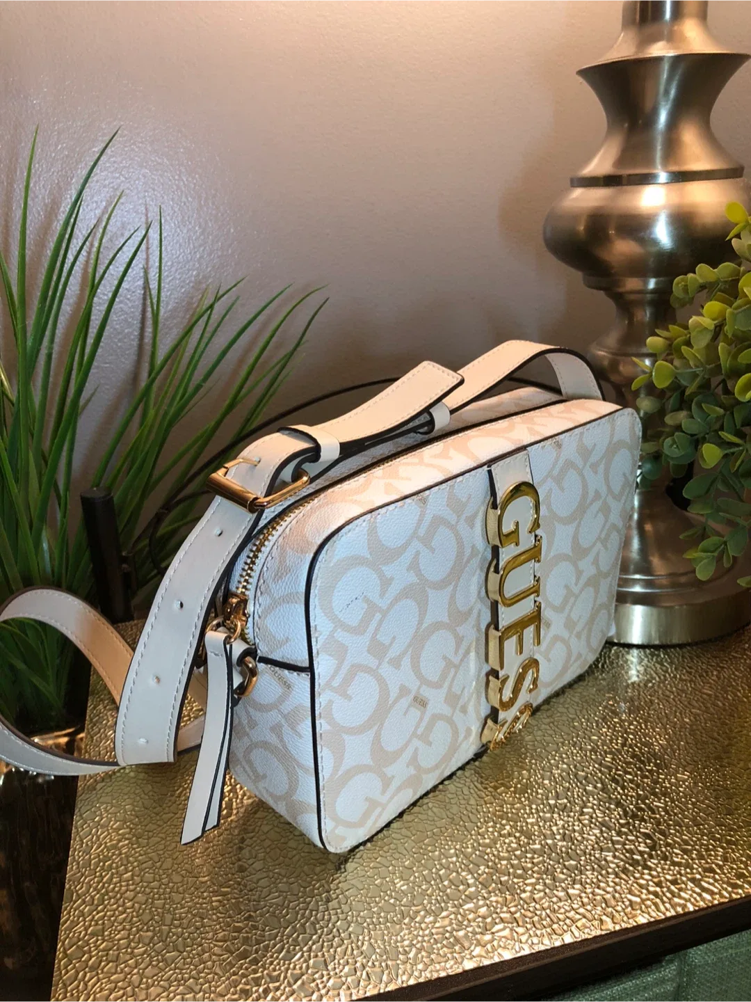 Guess Cream Crossbody Bag image indicator(2)
