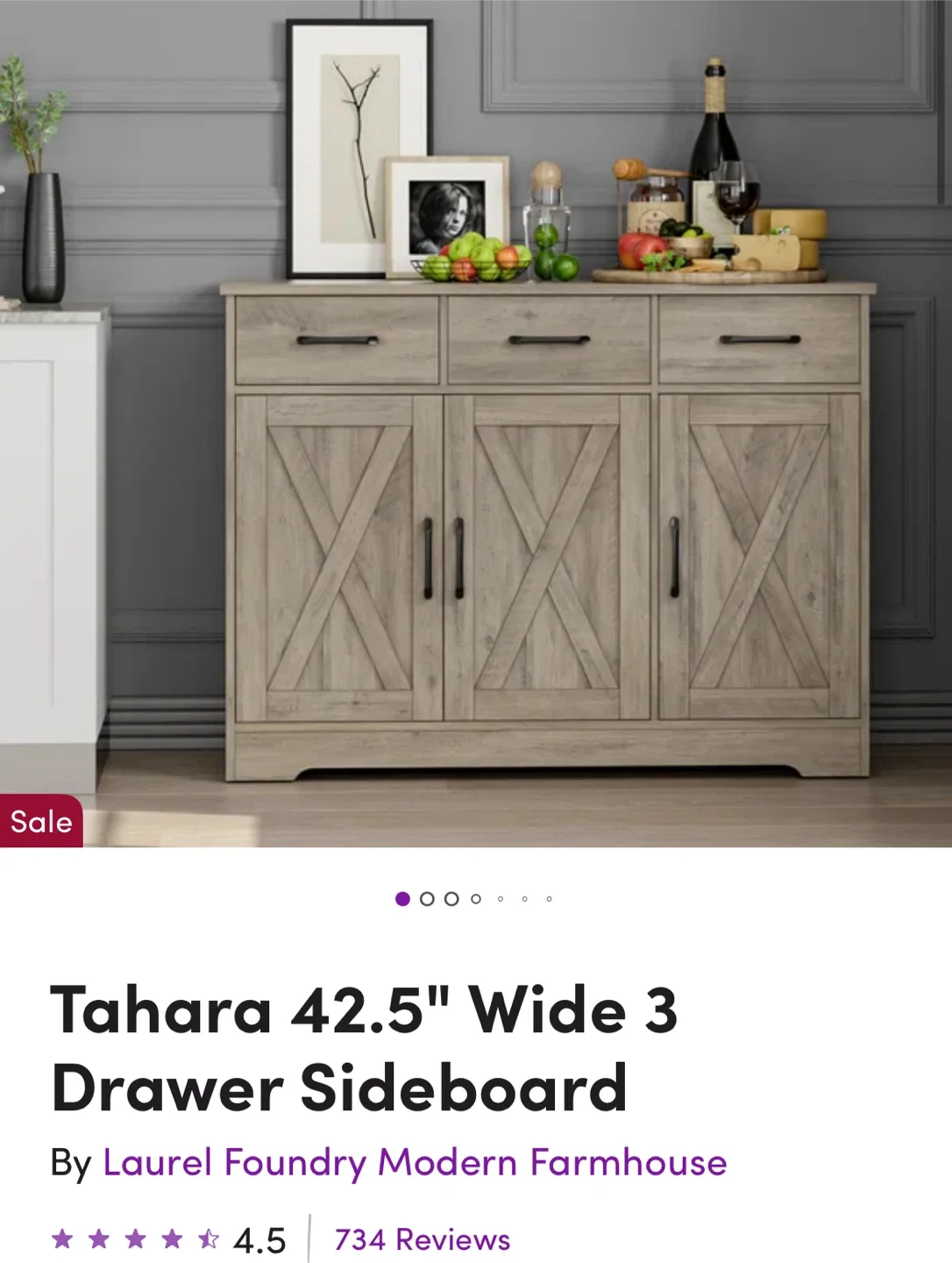 ✨✨43-inch Wide 3 Drawer  **EARLY WINTER SALE** image indicator(5)