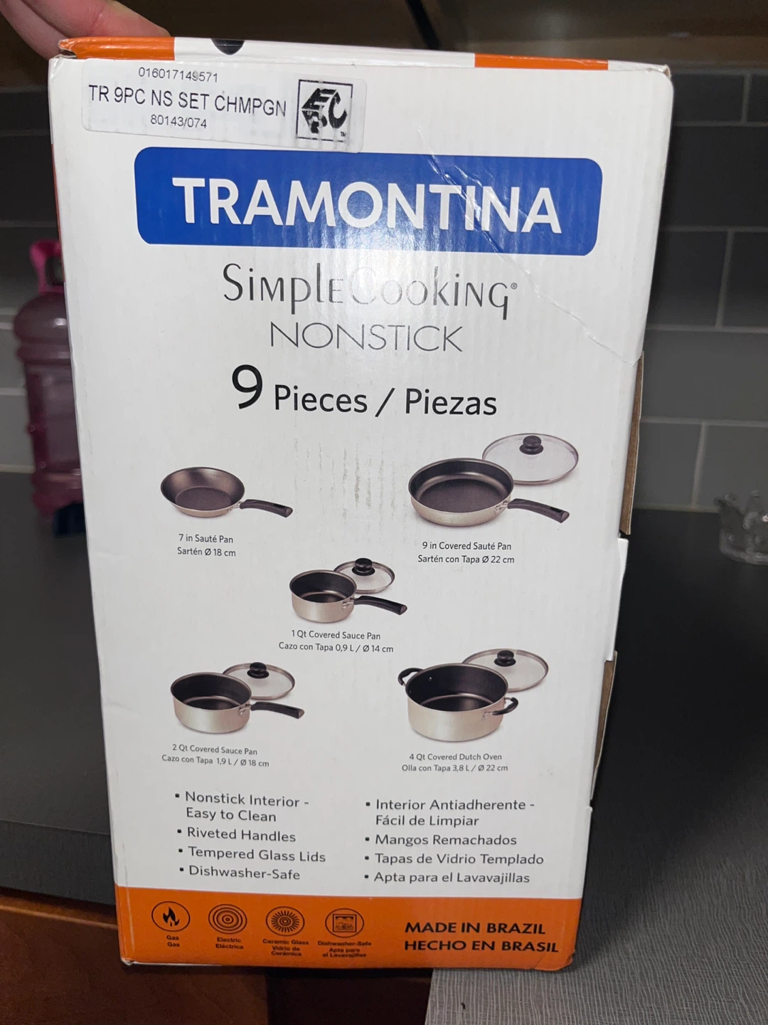 Tramontina Simple Cooking Nonstick 9-Piece Set - photo 2