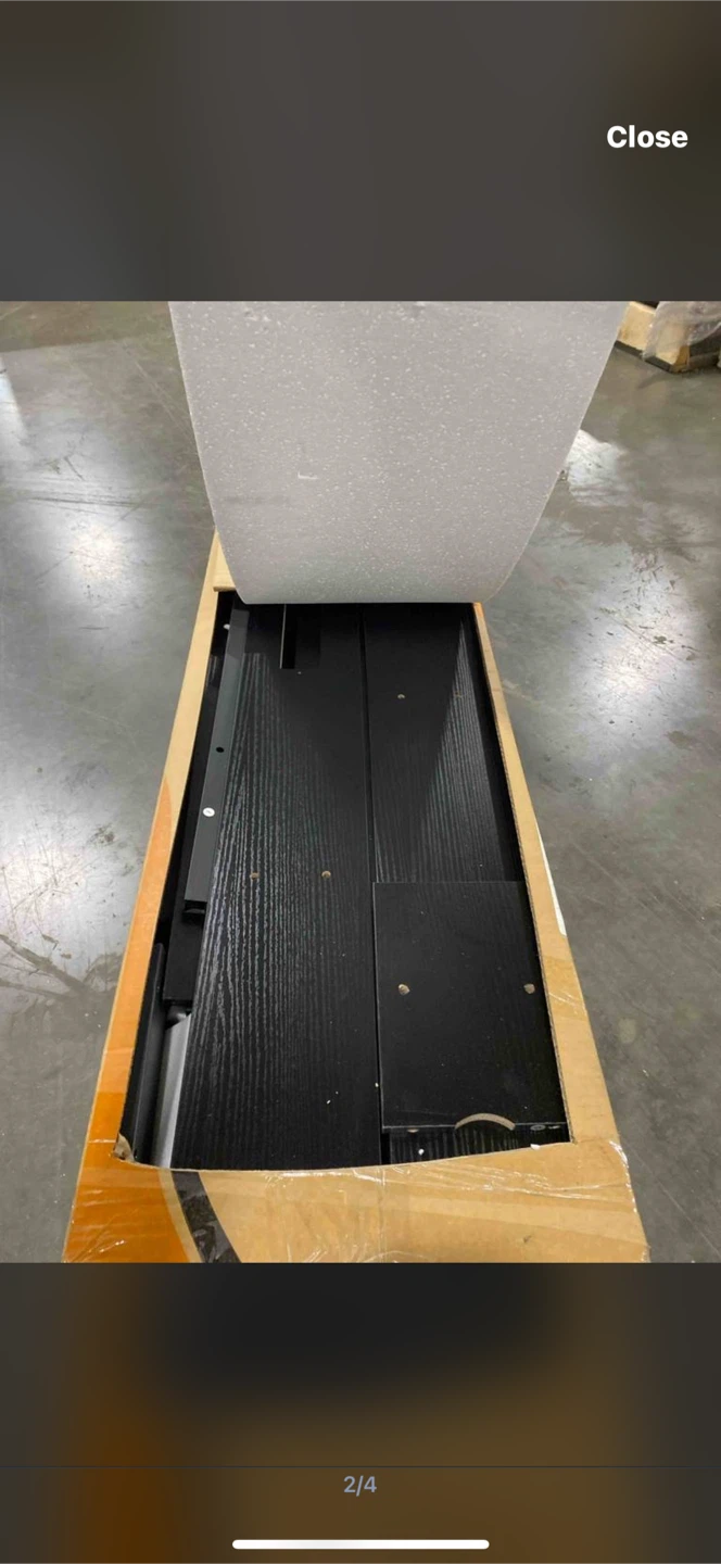 New Queen size VLiving Headboard with LED Lights - Black - photo 3