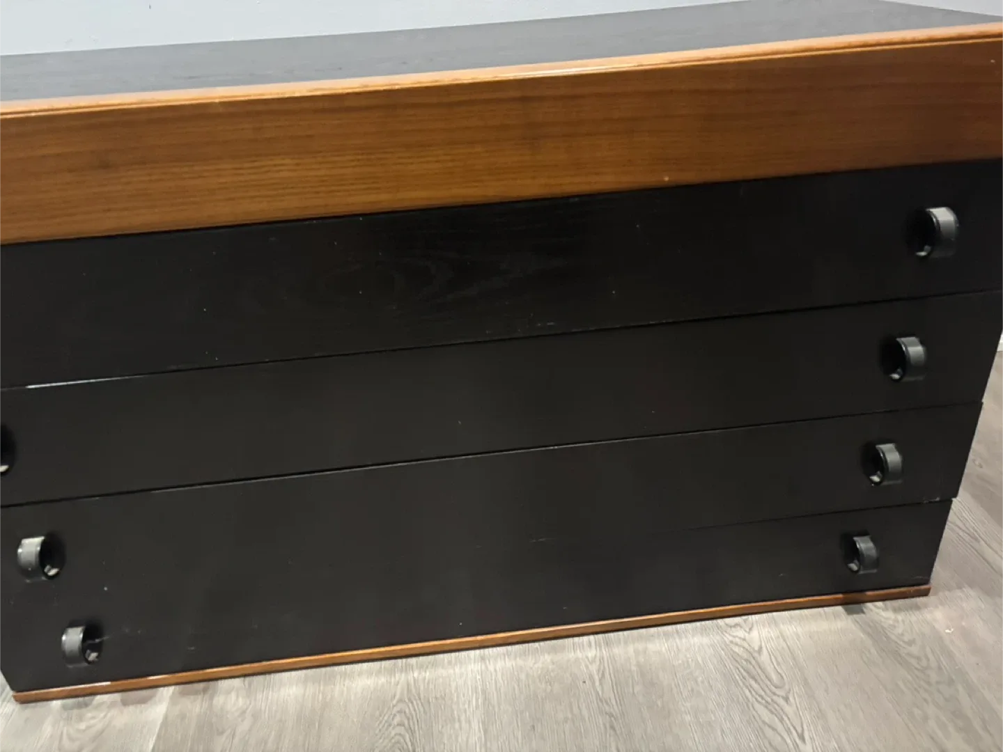 Black & Wood cabinet one draw image indicator(2)