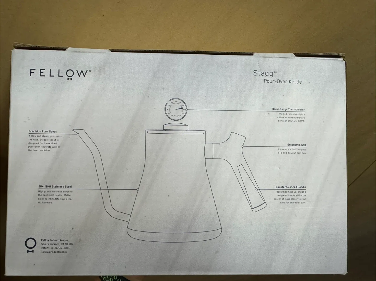 *NEW* Fellow Stagg Pour-Over Kettle - Matte Black image indicator(2)