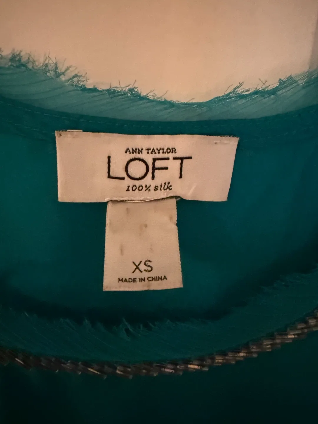 LOFT Ann Taylor Silk Tank Top - XS image indicator(2)
