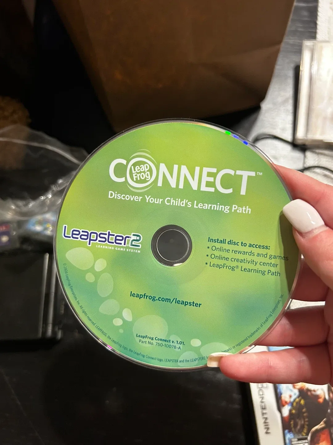 LeapFrog Connect Leapster2 Game Disc #freecycle thumbnail
