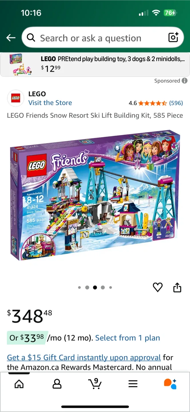 LEGO Friends Snow Resort Ski Lift Building Kit - New image indicator(3)