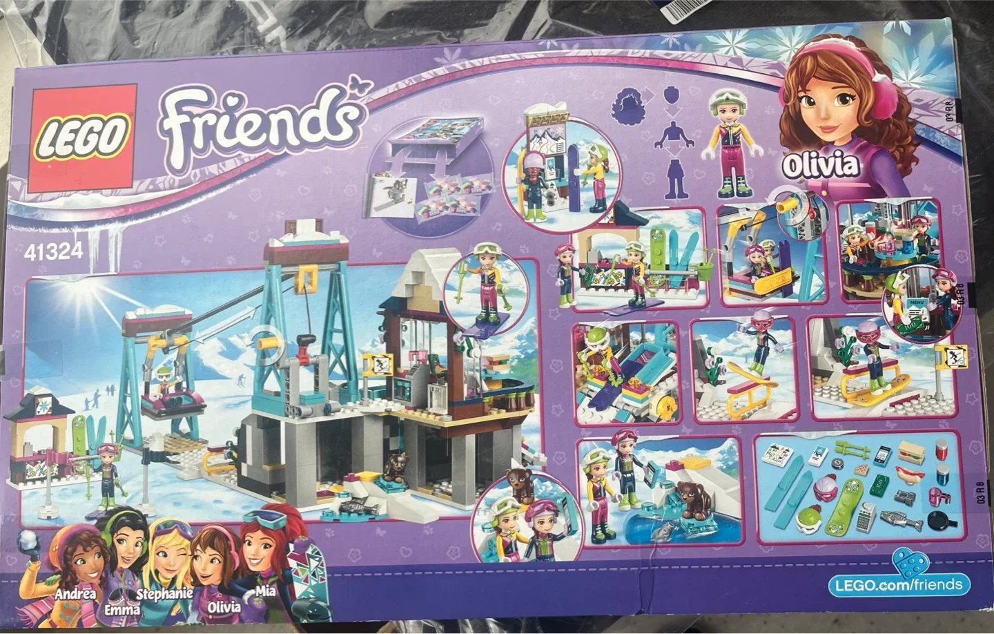 LEGO Friends Snow Resort Ski Lift Building Kit - New image indicator(2)