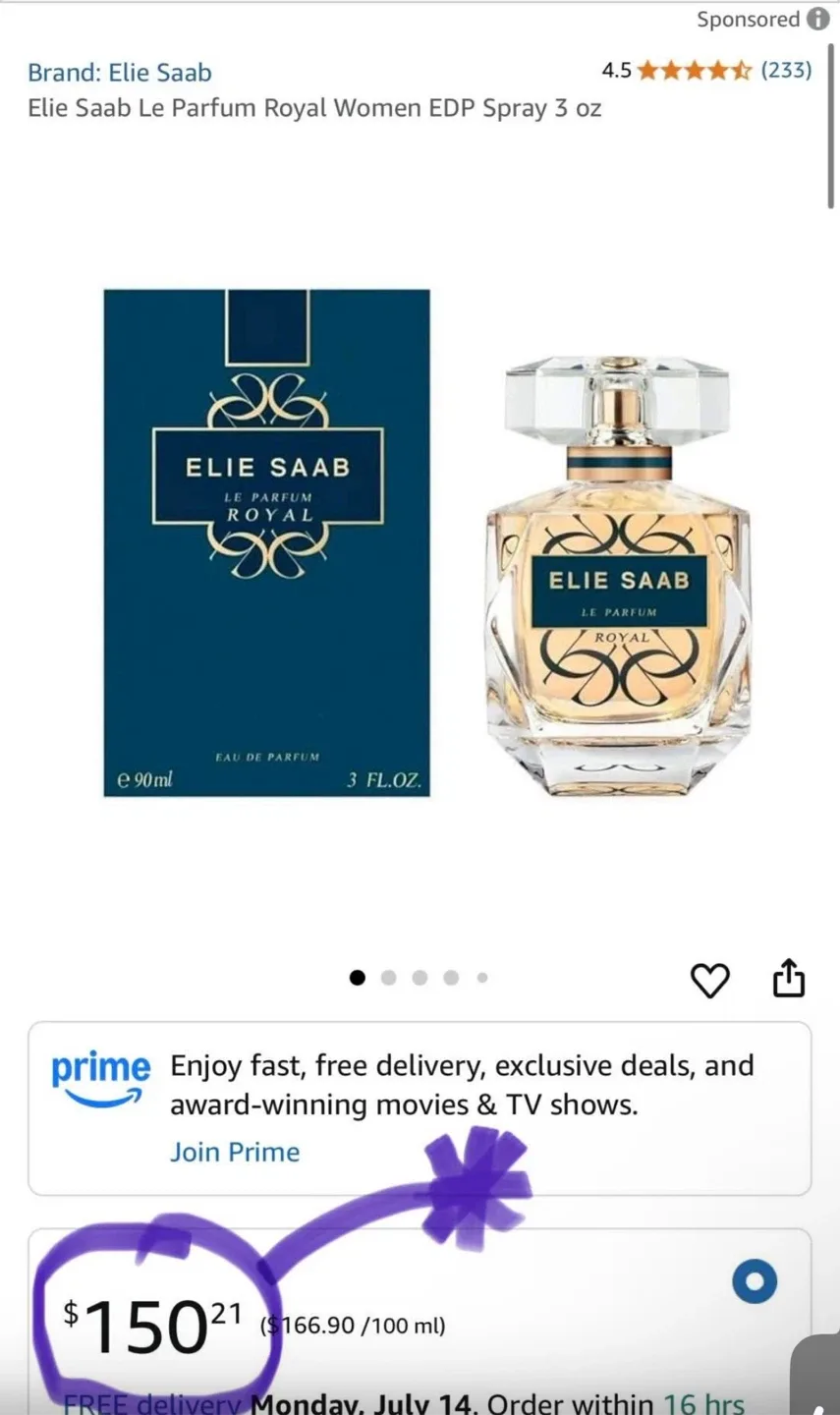 Elie Saab Le Parfum Royal Women EDP 90ml image indicator(2)