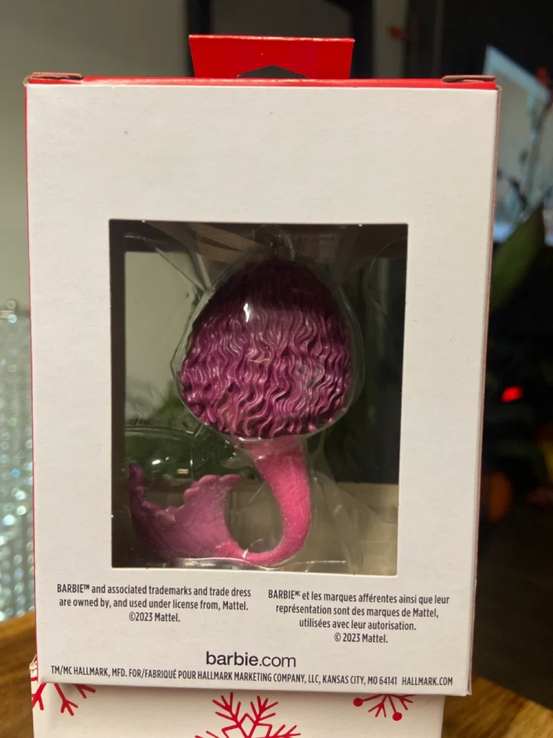 NEW Hallmark Barbie Mermaid Christmas Tree Ornament image indicator(6)