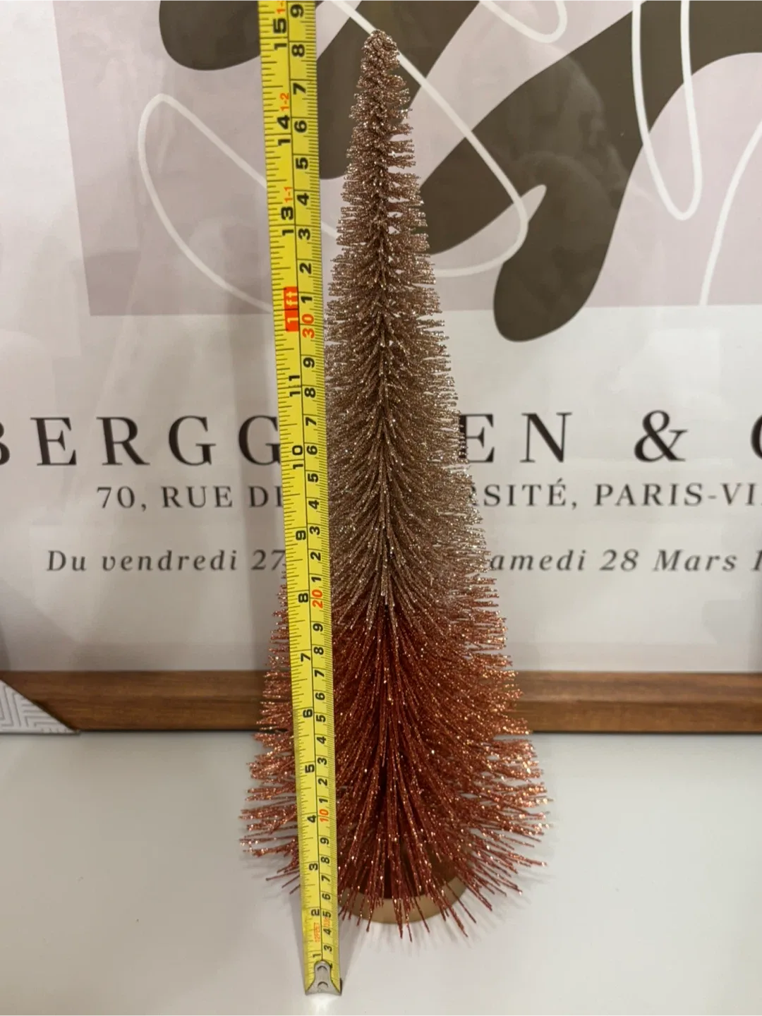 Small Decorative Christmas Tree - Rose Gold image indicator(2)