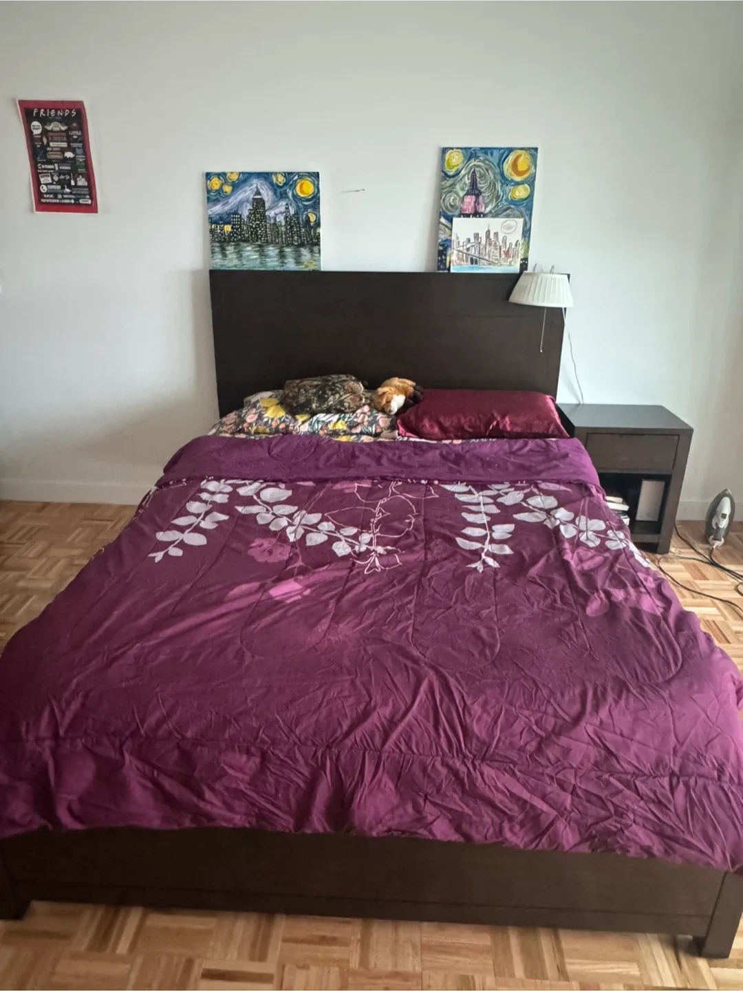 Macy’s premium Queen Size Bed + Headboard + Mattress image indicator(2)