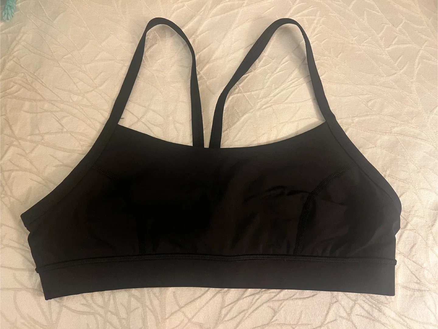 Lululemon Black Sports Bra - Size 12 thumbnail