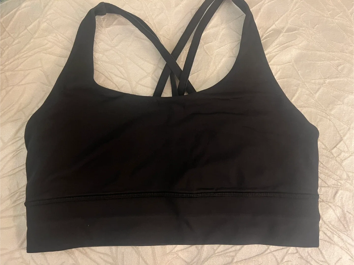 Lululemon Black Sports Bra - Size 10 thumbnail