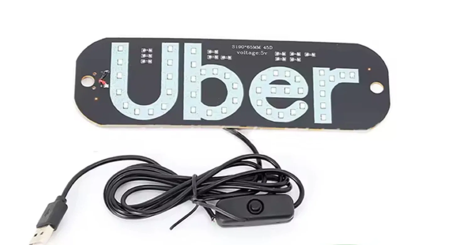 Uber/Lyft LED Sign image indicator(2)