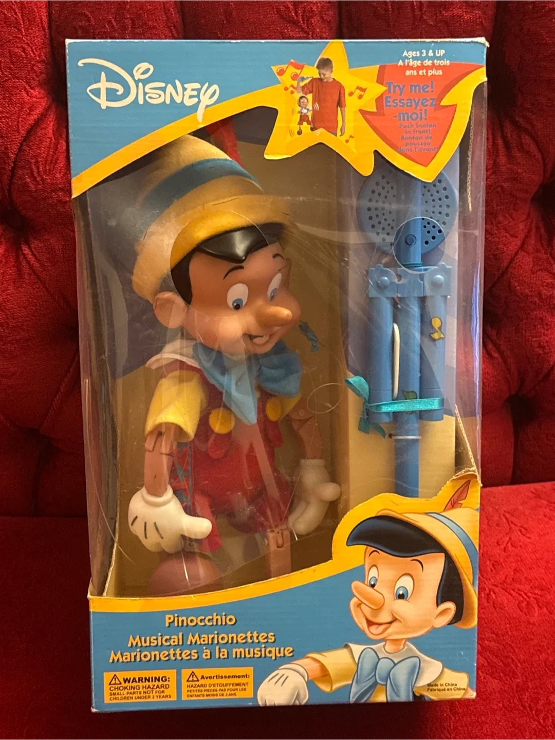 Disney Pinocchio Musical Marionette - New in Box! thumbnail