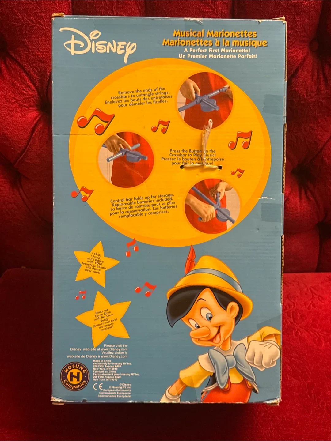 Disney Pinocchio Musical Marionette - New in Box! image indicator(2)
