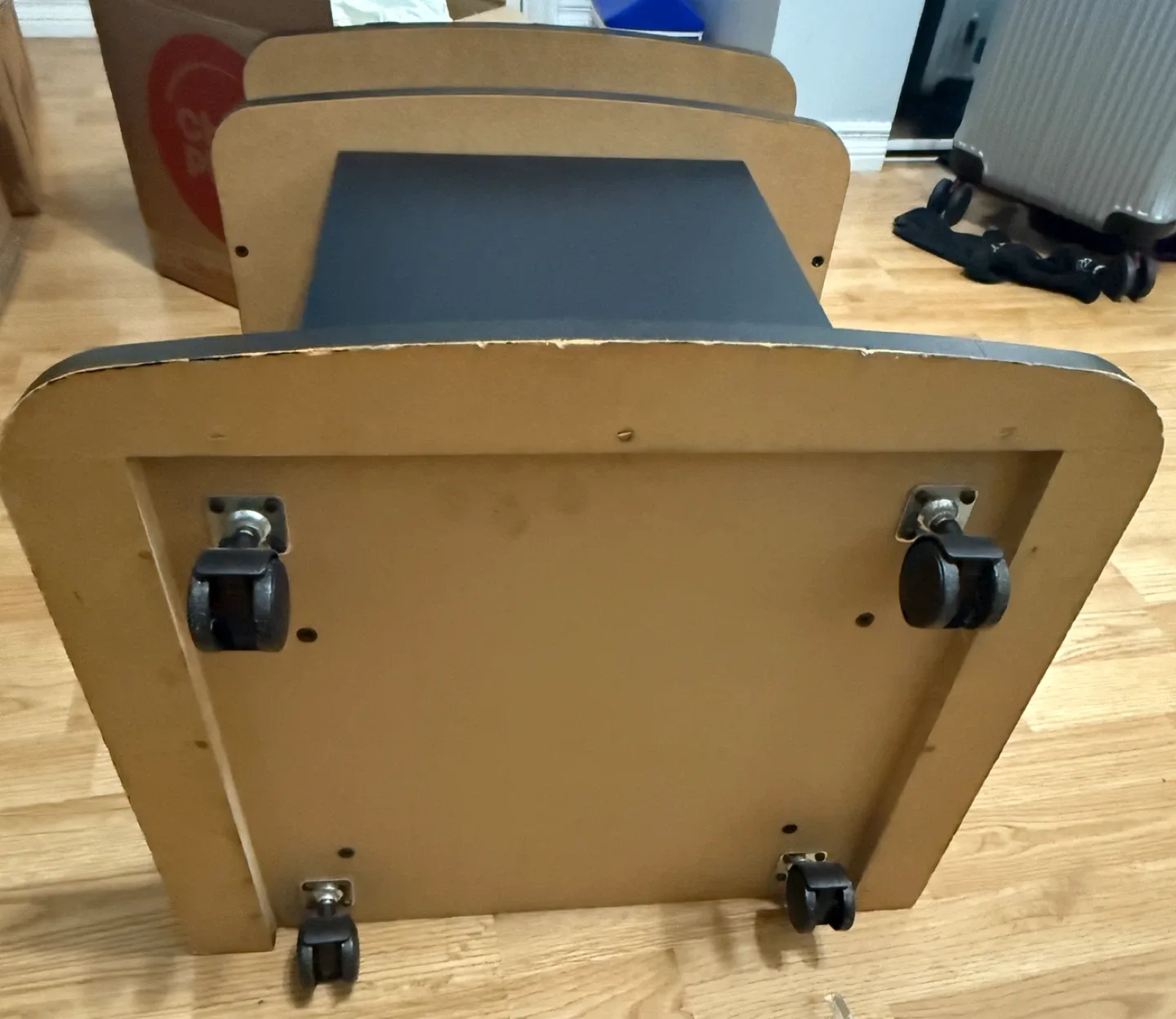 🖤 Sleek Black Wooden TV / Media Stand image indicator(6)