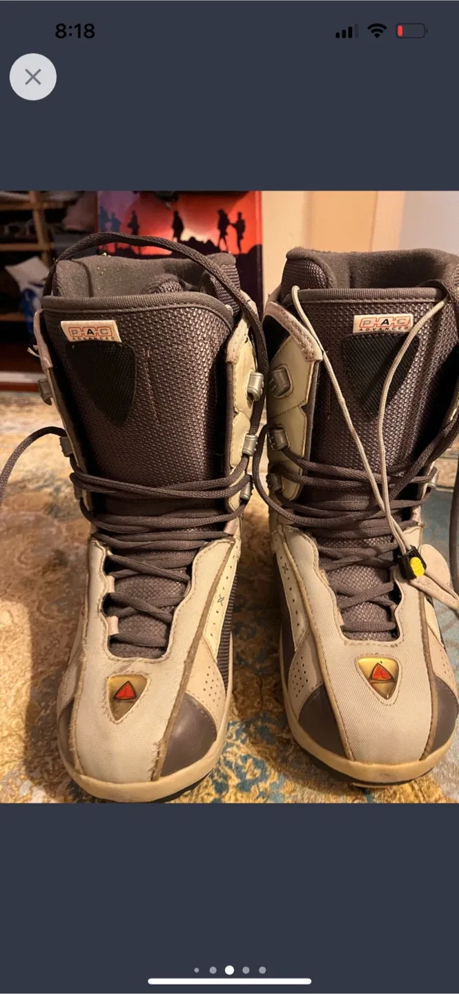 Snowboard, binds, and boots image indicator(7)