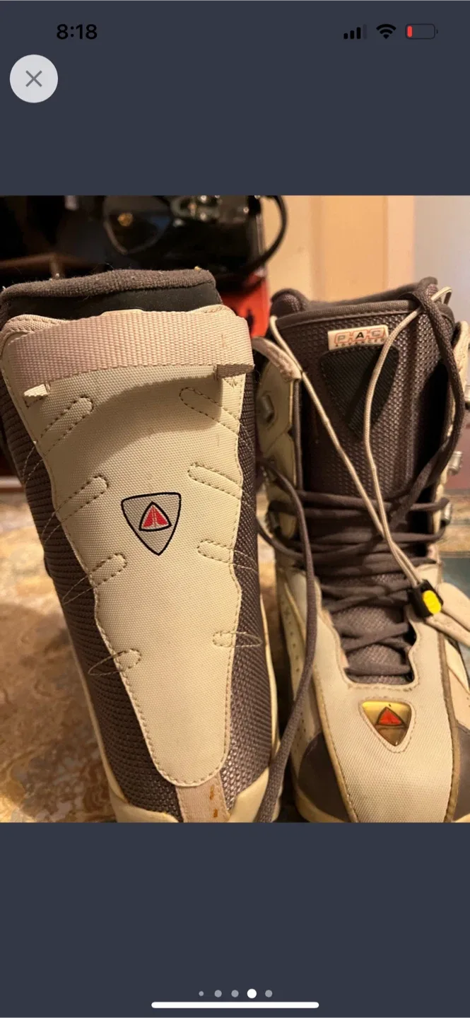 Snowboard, binds, and boots image indicator(8)