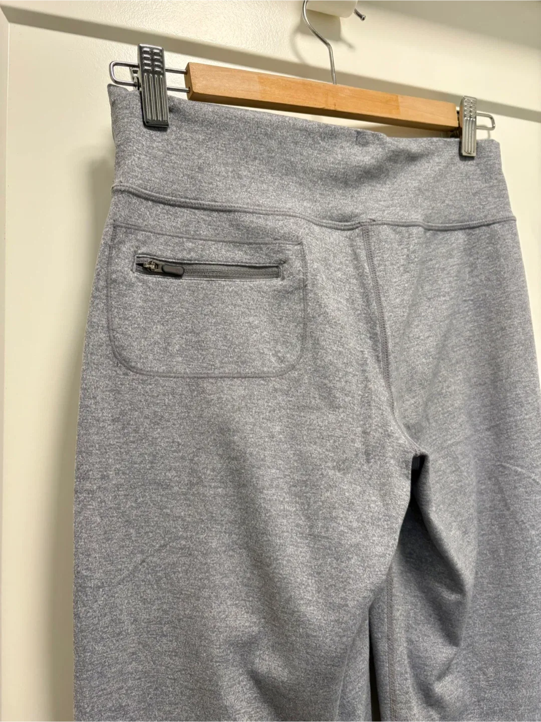 Lululemon Heathered Grey Groove Pants image indicator(3)