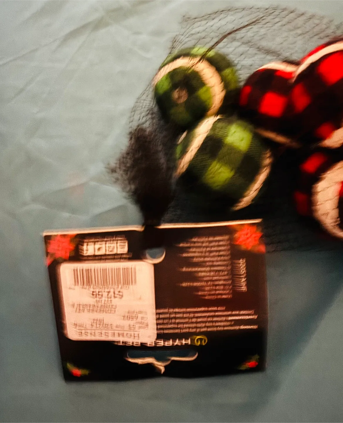 Hyper Pet Holiday Plaid Balls - 5 Pack image indicator(2)