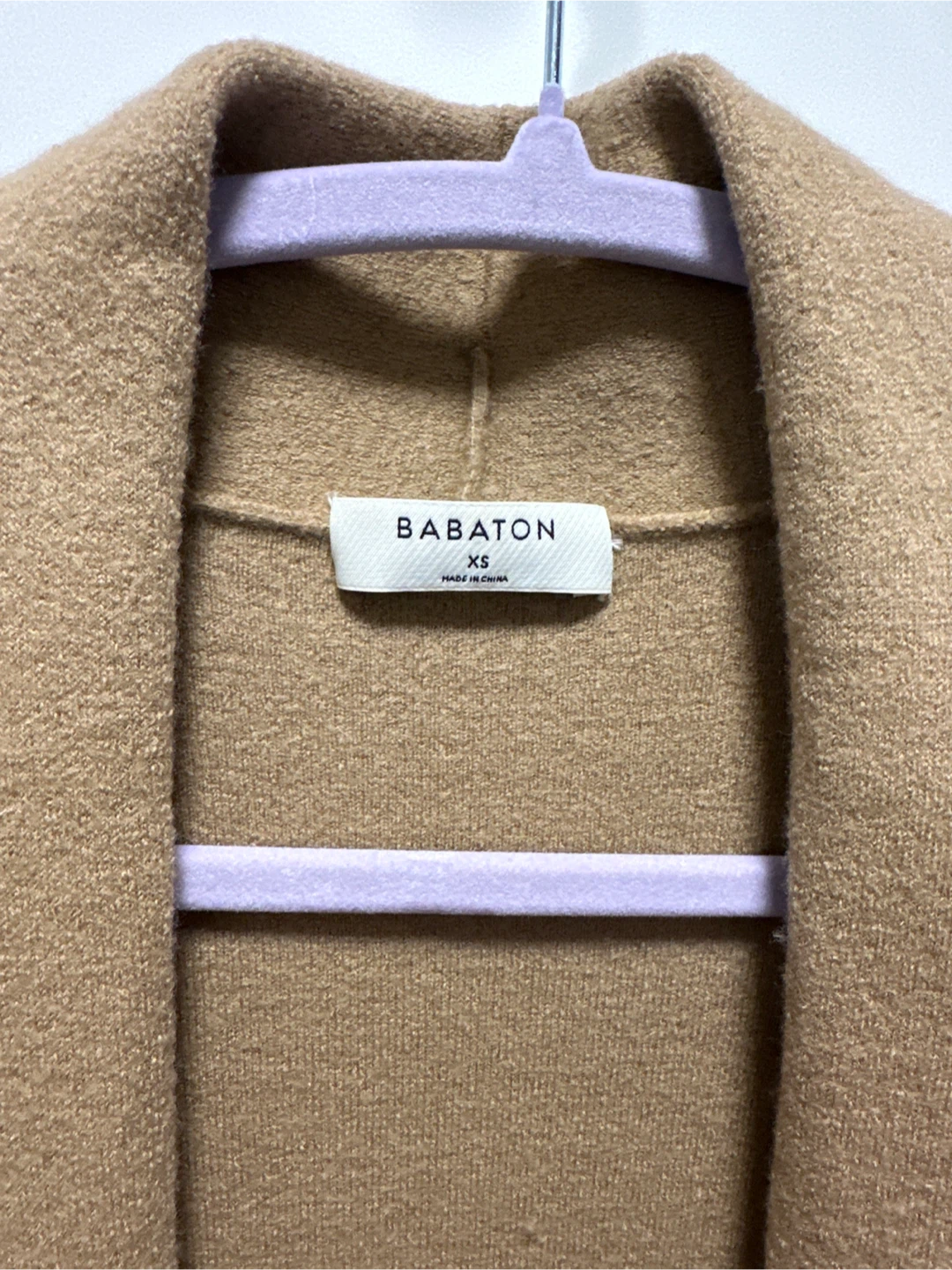 Wool Babaton XS Taupe Cardigan - photo 2