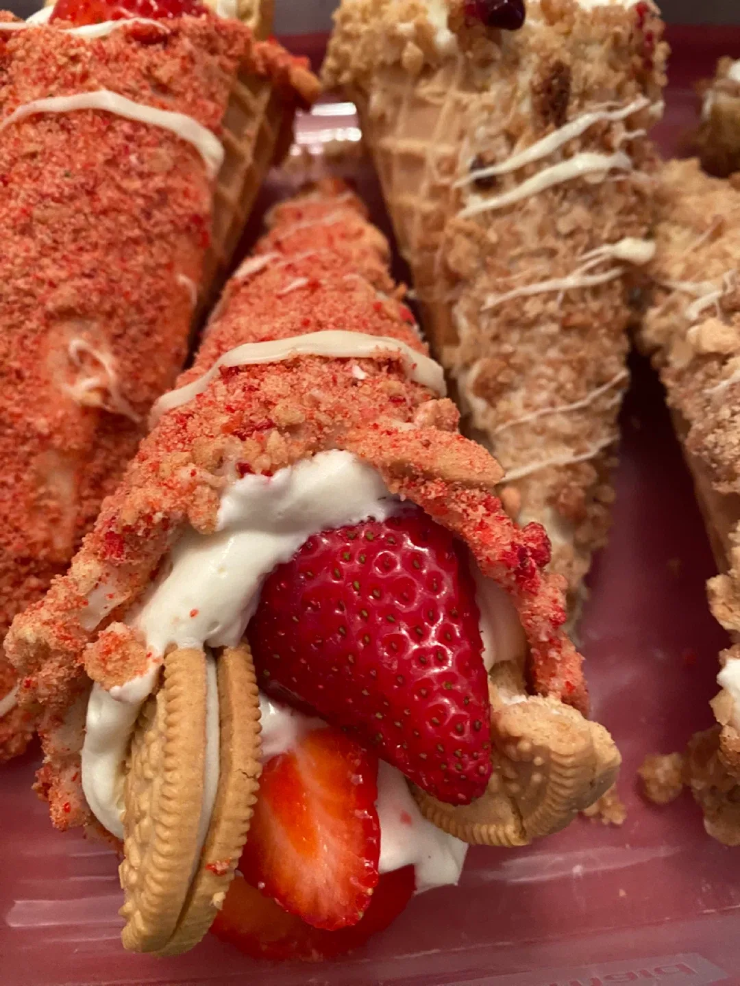 Homemade Apple Crumble Cheesecake Pie image indicator(6)