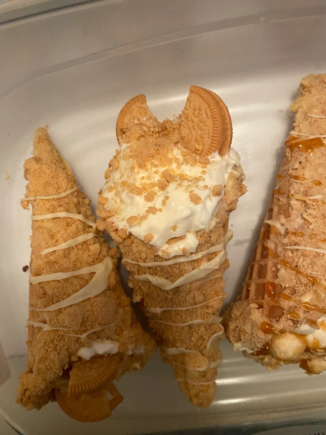 Homemade Apple Crumble Cheesecake Pie image indicator(8)