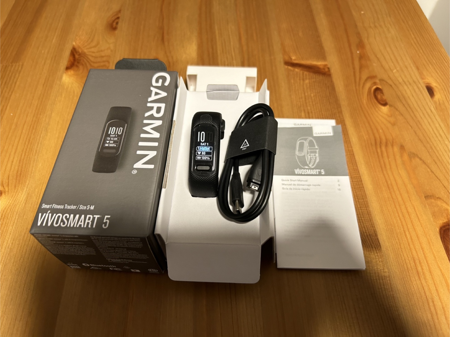 Never Used - Garmin Vivosmart 5 Fitness Tracker