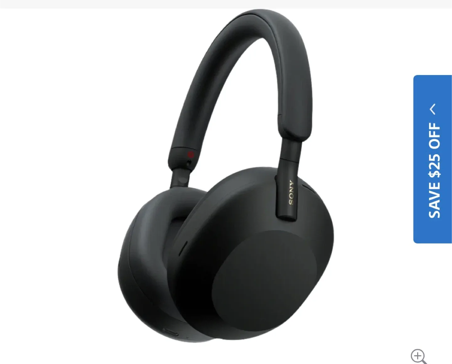 Sony WH-1000XM5 Wireless Noise Canceling Headphones - Black thumbnail