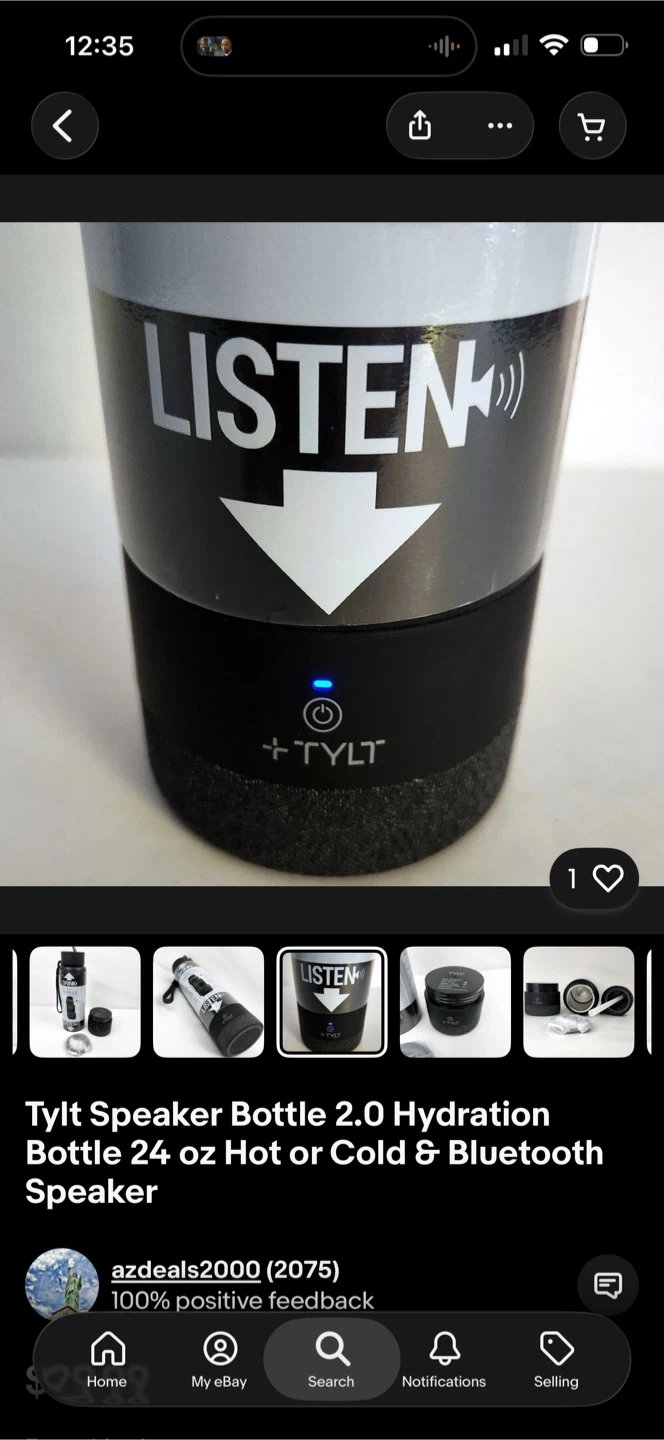 TYLT Bottle 2.0 Hydration Bottle Bluetooth Speaker - photo 3