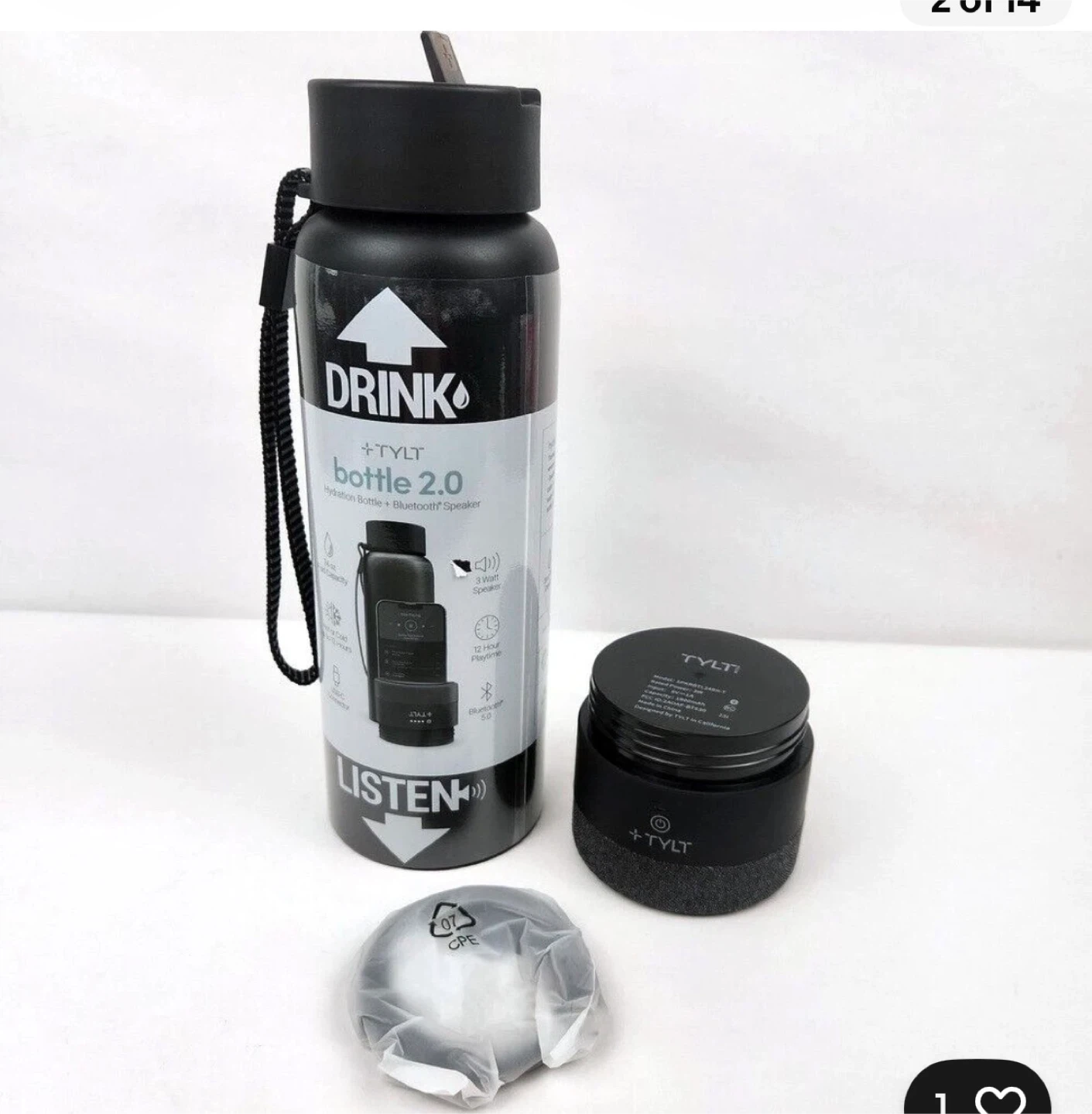 TYLT Bottle 2.0 Hydration Bottle Bluetooth Speaker - photo 5