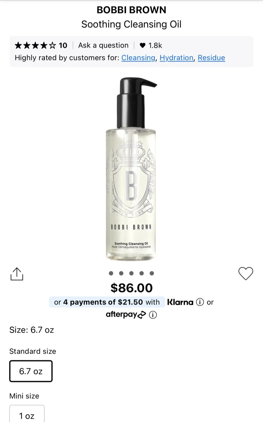 Bobbi Brown Soothing Cleansing Oil image indicator(3)