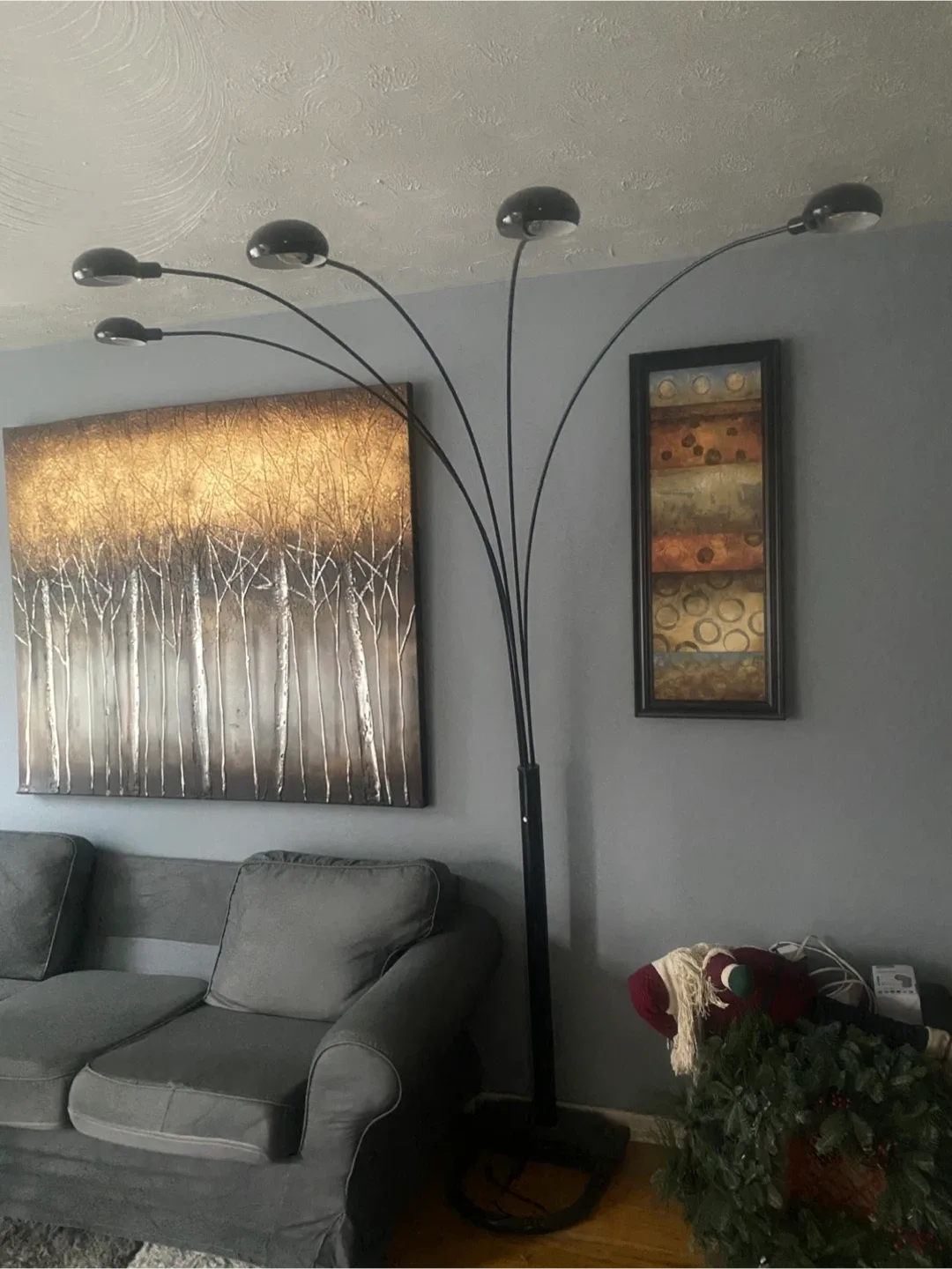 Black Multi-Light Floor Lamp image indicator(3)