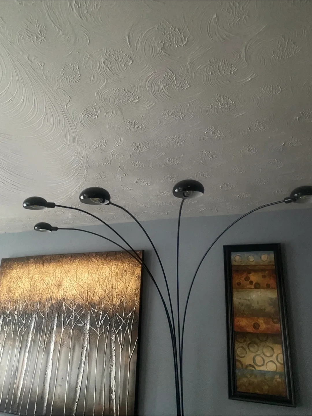 Black Multi-Light Floor Lamp image indicator(2)