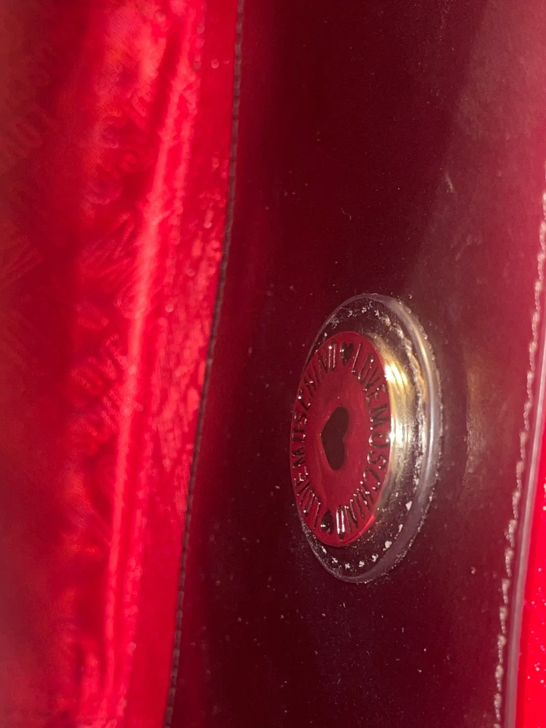 Love Moschino Black Faux Leather Embroidered Shoulder Bag image indicator(10)