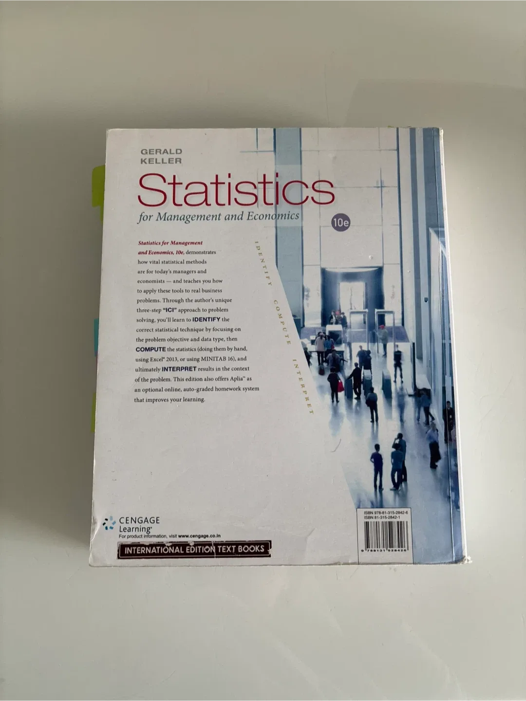 Statistics for Management and Economics by Gerald Keller image indicator(2)