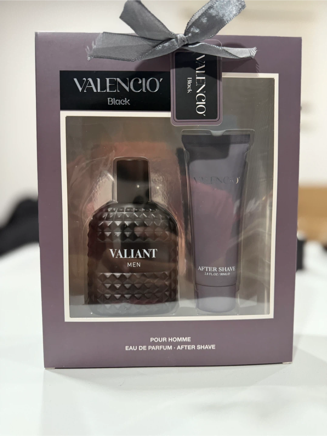 Valencio Black Valiant Men Fragrance & Aftershave Set - photo 3