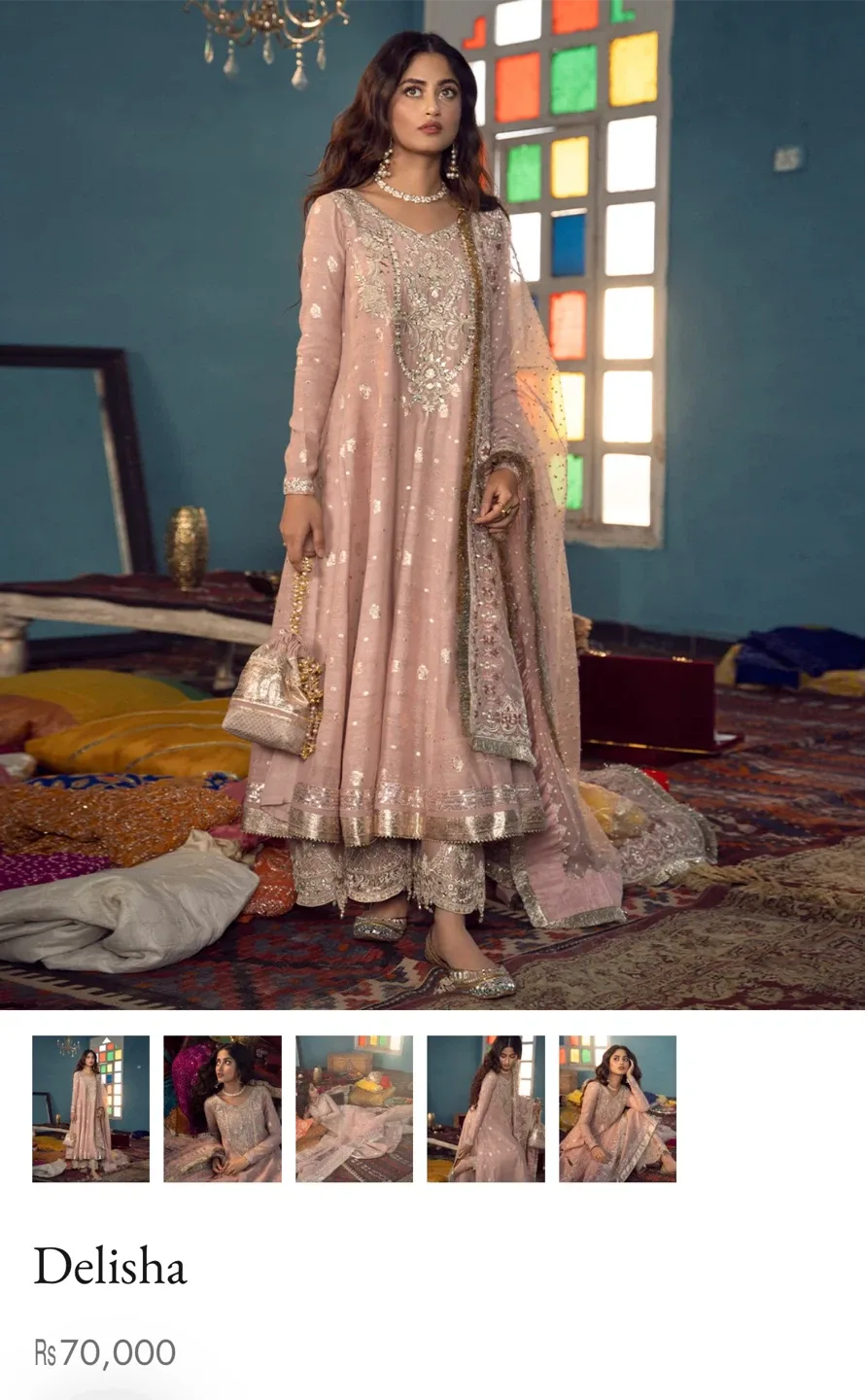 Faiza Saqlain luxury dress