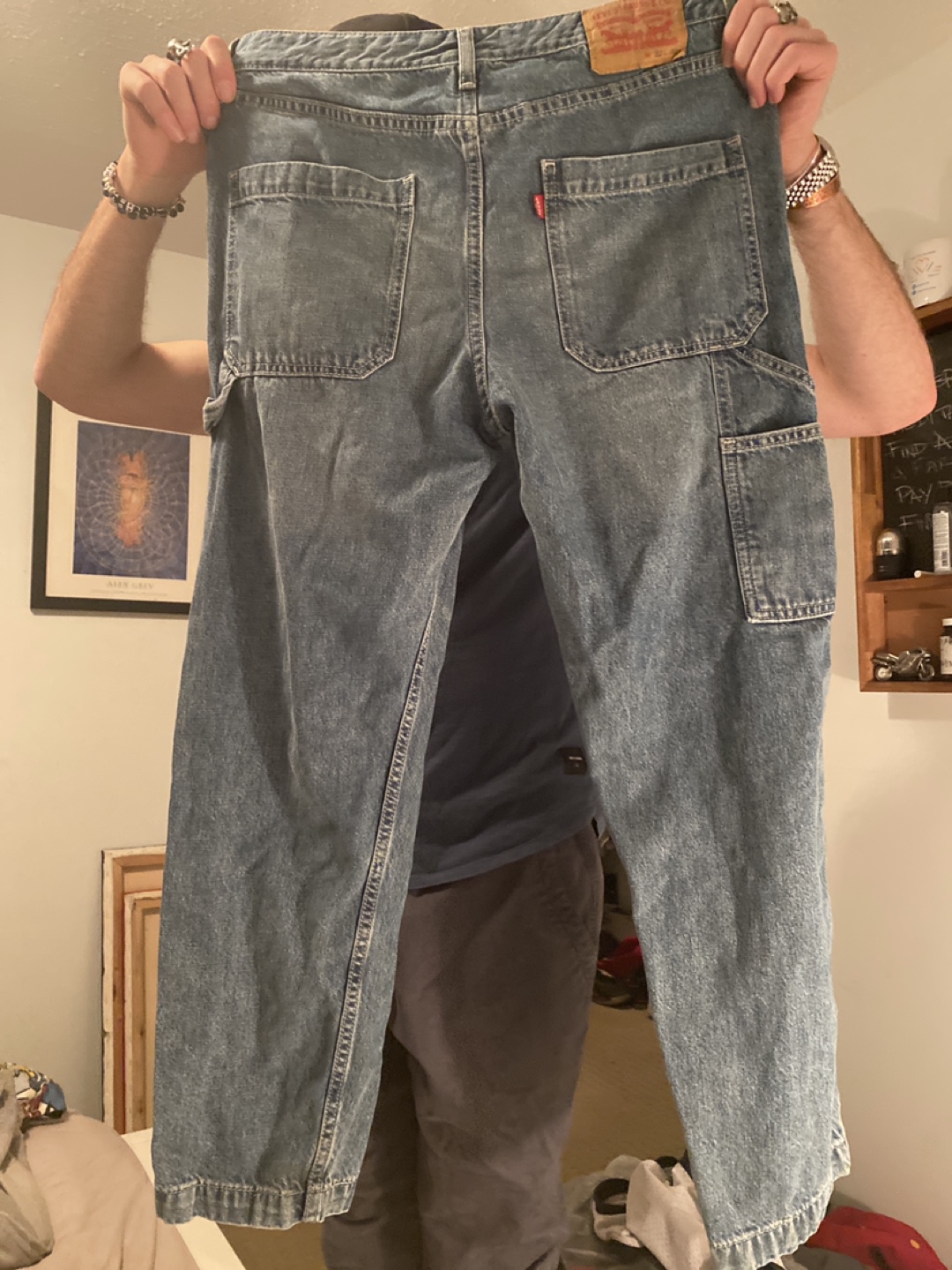 Levi's Carpenter Jeans, Blue Denim - photo 2