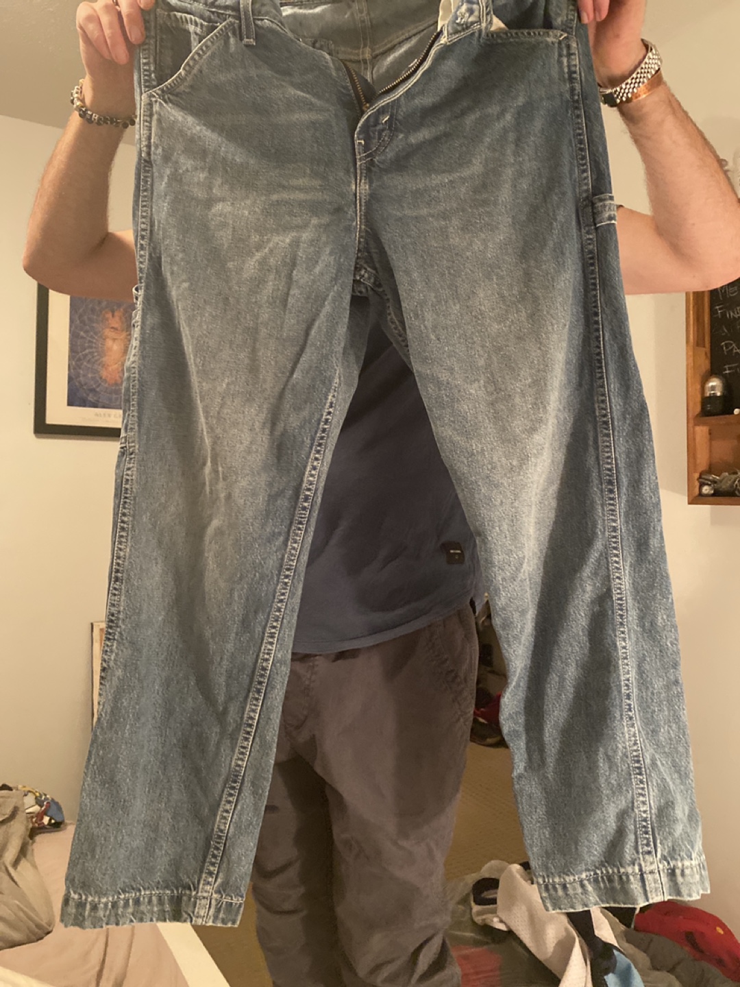 Levi's Carpenter Jeans, Blue Denim