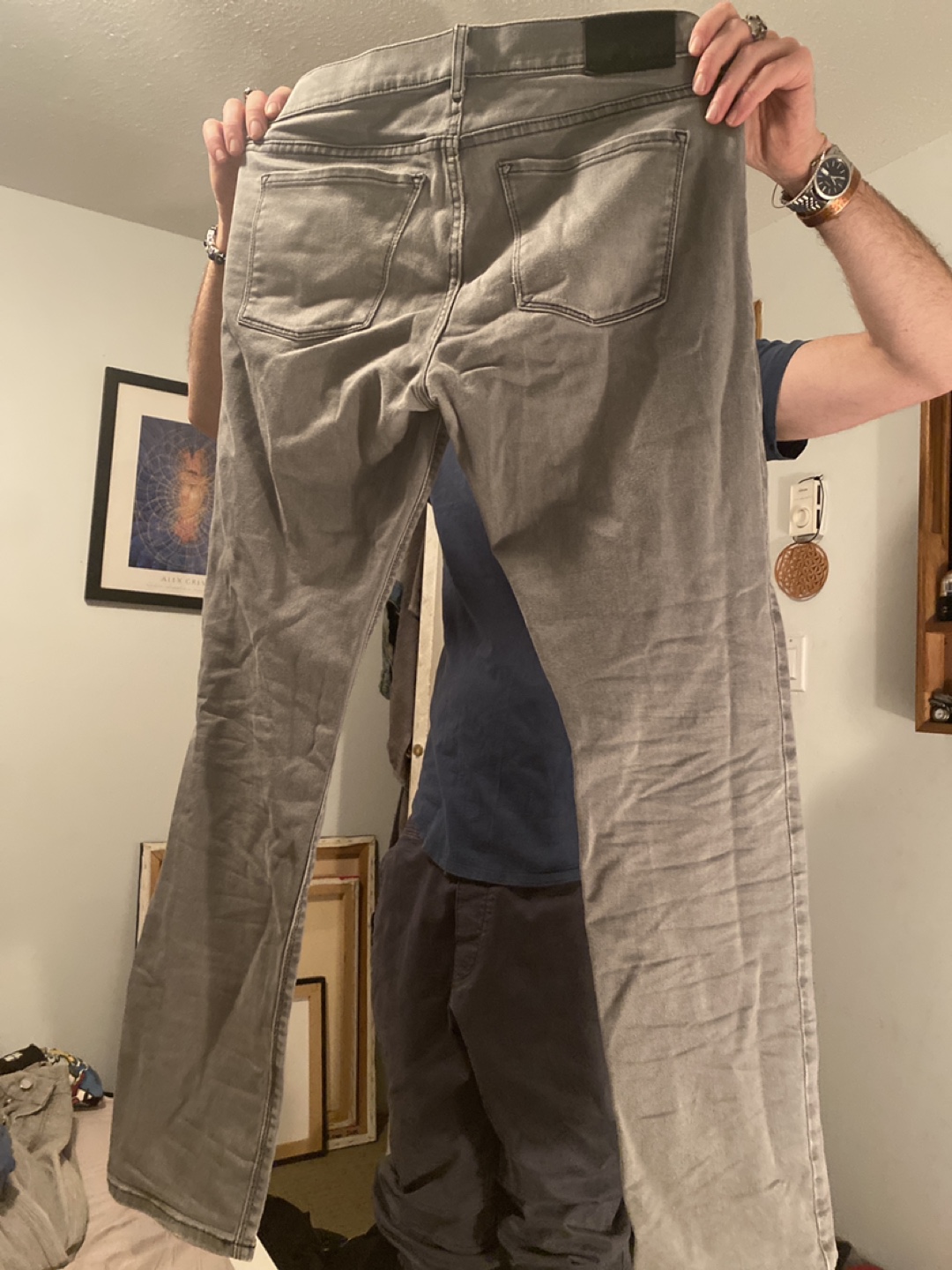 Not and Bow Grey Denim Jeans - photo 2