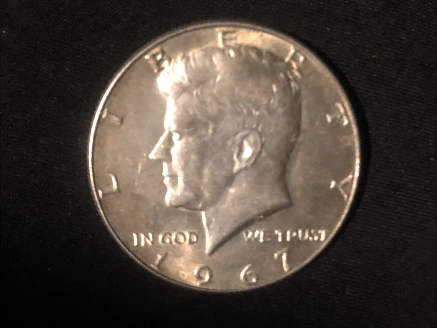 RARE 1967 Kennedy Half Dollar FG MINT ERROR COIN