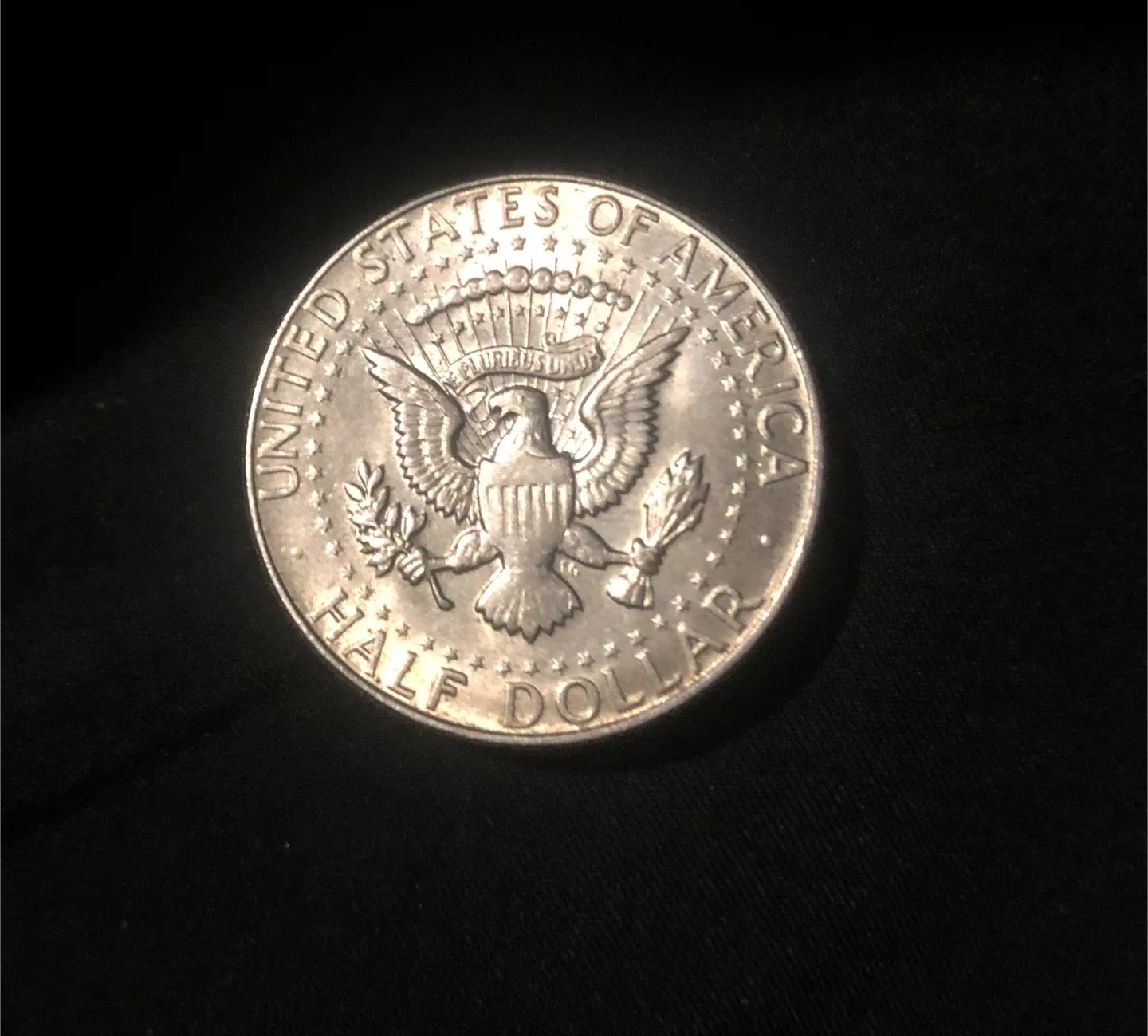 RARE 1967 Kennedy Half Dollar FG MINT ERROR COIN image indicator(2)